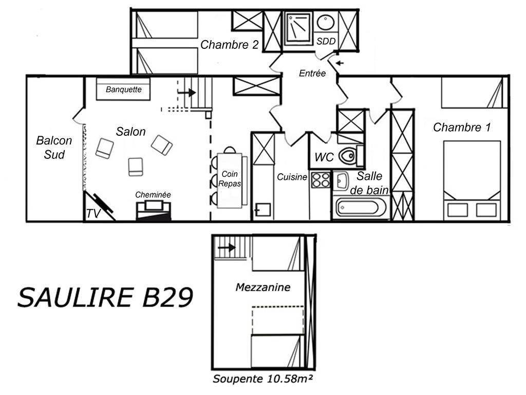 Residence Saulire Méribel Exterior foto